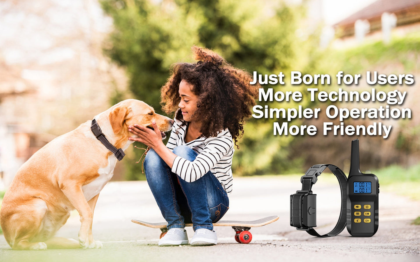 Astko T720 2-in-1 Dog Training Collar (Manual Training + Auto Bark Control)