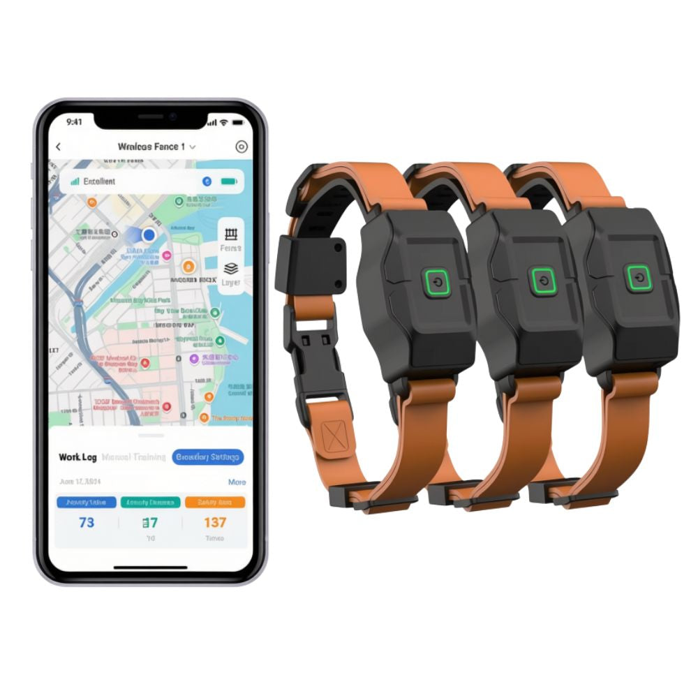ASTKO F860 GPS Outdoor Wireless Dog Fence (App‑Based Smart Boundary System with Health Monitoring)