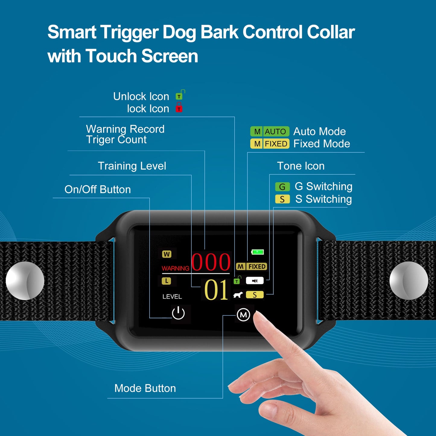 Astko B801 Bark Control Collar (No-Shock)