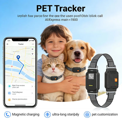 ASTKO G761 4G Pet GPS Tracker with Real‑Time GPS Tracking, Health Monitoring Smart Escape Alerts